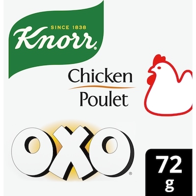 Knorr Oxo Sachets For Rich Deep Chicken Flavour Low Salt 72 g, $4.85/100g