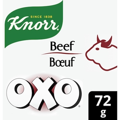 Knorr Bouillon sachets boeuf moins de sel 72 g, 5,26 $/100g