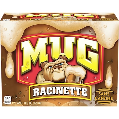 Mug Mug Racinette Boissons gazeuses paquet de 12 12x355.0 ml, 0,20 $/100ml