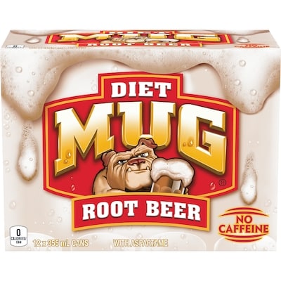 Mug Diet Root Beer     12x355.0 ml, $0.20/100ml