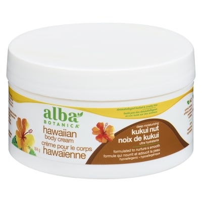 Alba Botanica Hawaiian Body Cream Deep Moisturizing Kukui Nut 180 ml, $6.11/100ml