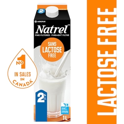 Natrel Lactose Free 2% Dairy Product (1L) 1 l, $0.46/100ml