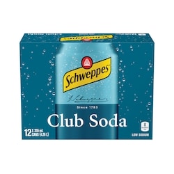 Schweppes Club Soda 12x355.0 ml, $0.21/100ml