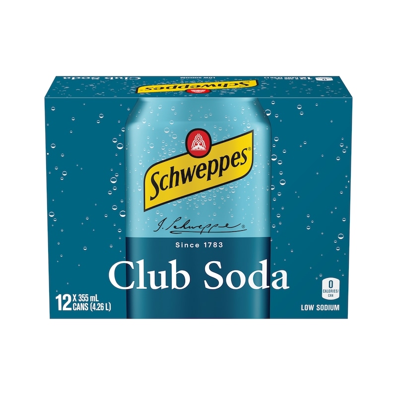 Schweppes Club Soda - 12x355.0 ml | Zehrs