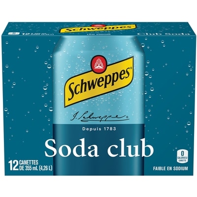 Schweppes Schweppes Soda Club 12x355.0 ml, 0,18 $/100ml