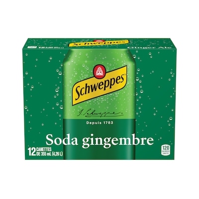 Schweppes Schweppes Soda Gingembre 12x355.0 ml, 0,21 $/100ml