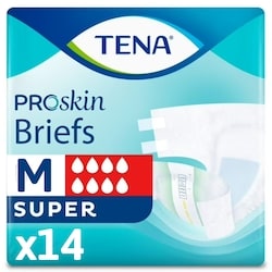 Proskin Super Incontinence Briefs, Medium, 14 Count