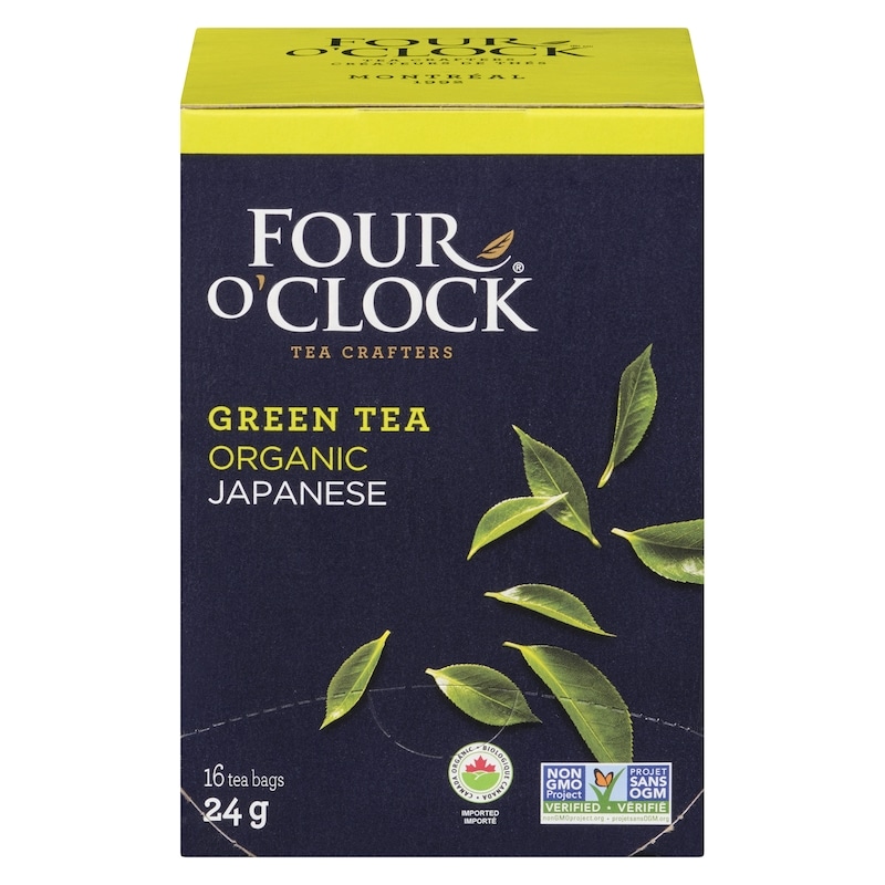 Four O'Clock Organic Green Tea - 32 g | Zehrs