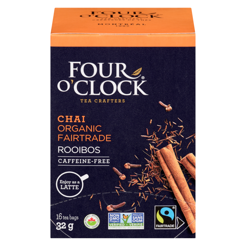 Four O'Clock Rooibos Chai Tea, Caffeine-Free - 32 g | Zehrs