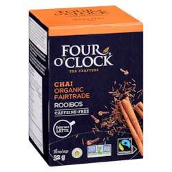 Four O'Clock Rooibos Chai Tea, Caffeine-Free - 32 g | Zehrs