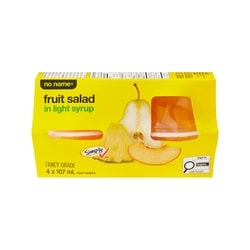 Fruit Salad in Light Syrup Fruit Bowls