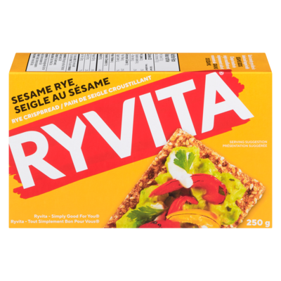 Ryvita Pain croustillant seigle au sésame 250 g, 1,92 $/100g