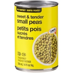 No Name Sweet and Tender Small Peas 398 ml, $0.45/100ml