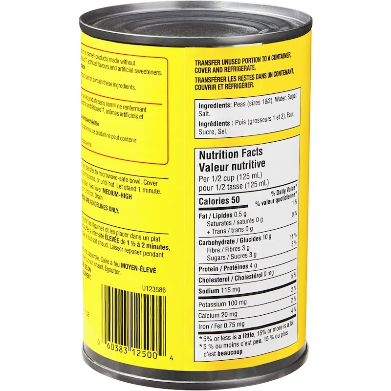 Sweet and Tender Small Peas