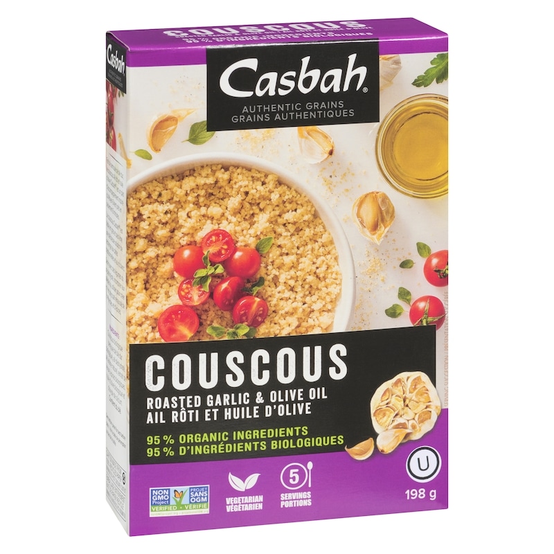Organic Couscous, Roasted Garlic & Olive Oil