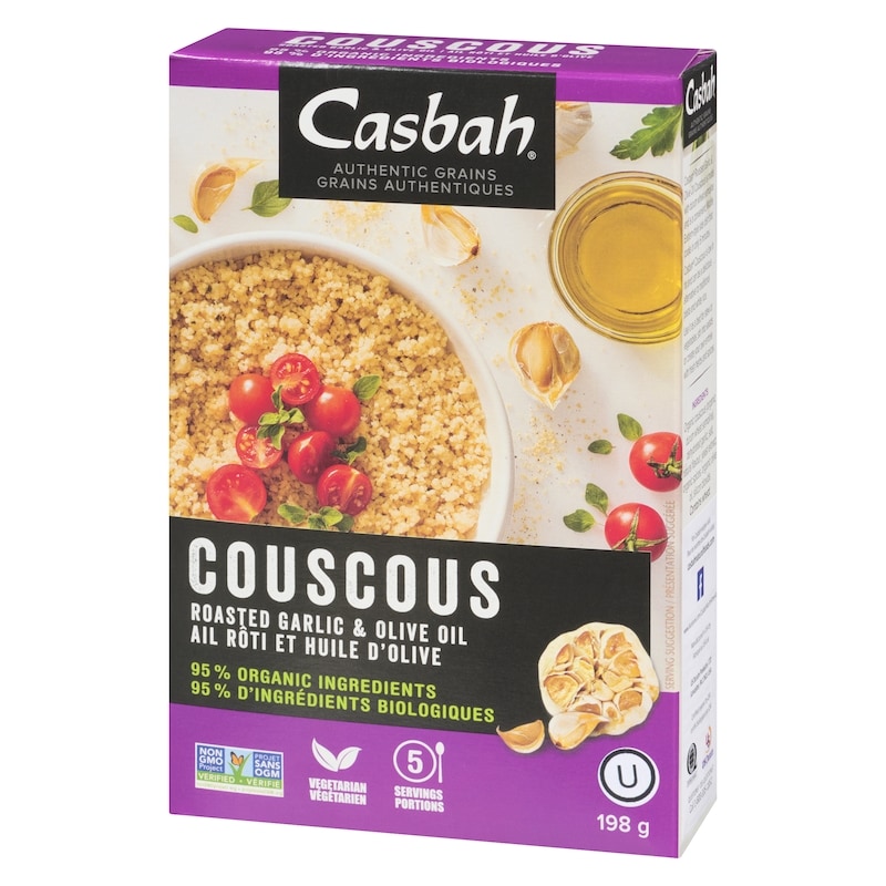 Organic Couscous, Roasted Garlic & Olive Oil