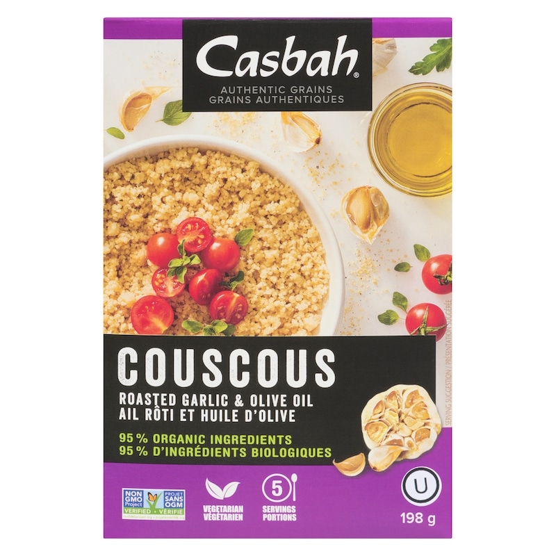 Organic Couscous, Roasted Garlic & Olive Oil