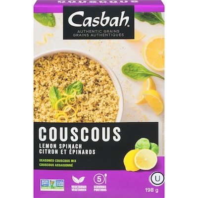 Casbah Couscous, Lemon Spinach 198 g, $3.03/100g