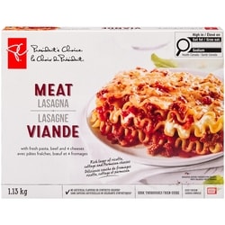 le Choix du Président Lasagne à la viande 1.13 kg, 1,06 $/100g
