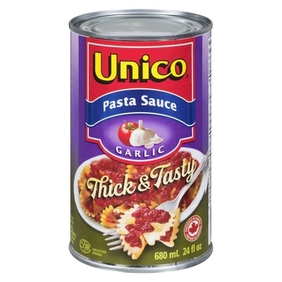 Unico Pasta Sauce, Garlic 680 ml, $0.48/100ml