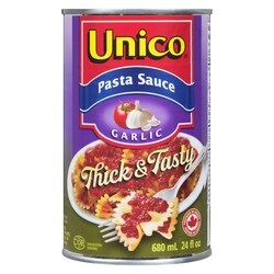 Unico Pasta Sauce, Garlic - 680 ml | Dominion Stores of Newfoundland
