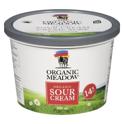 Organic Meadow Organic Sour Cream 500 ml, $1.30/100g
