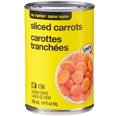 Sans Nom Carottes tranchées 398 ml, 0,55 $/100ml