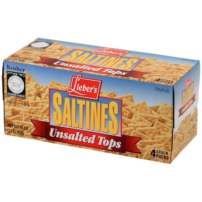 Liebers Unsalted Saltines 454 g, $2.20/100g