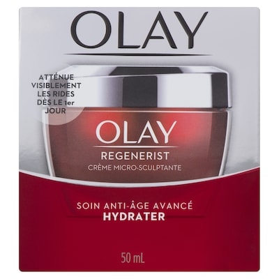 Olay Crème micro-sculptante hydratante Regenerist 50 ml, 91,82 $/100ml