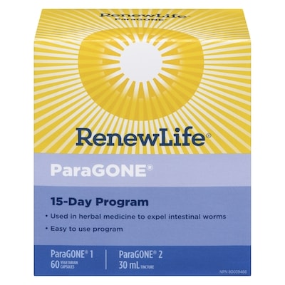 Renew Life Paragone, 15 Day Anti-Parasite Cleansing Program 1 ea, $38.99/1ea
