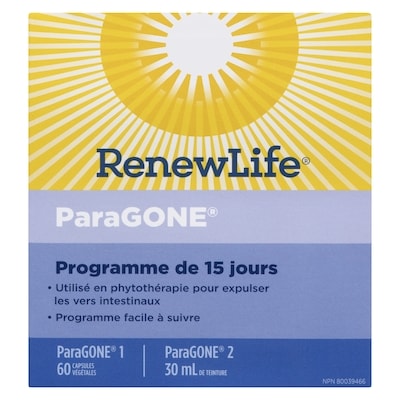 Paragone, programme d’épuration antiparasitaire d’une durée de 15 jours