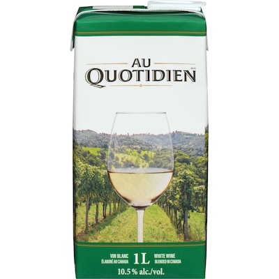 Au Quotidien Light White Wine (ID required at pick-up) 1 l, $0.98/100ml