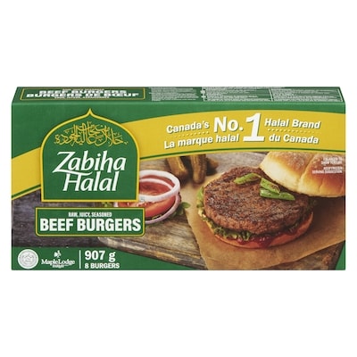 Zabiha Halal Beef Burger 907 g, $2.20/100g