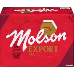 Molson Ex Molson Export Beer (ID required at pick-up) 12x355.0 ml, $0.59/100ml