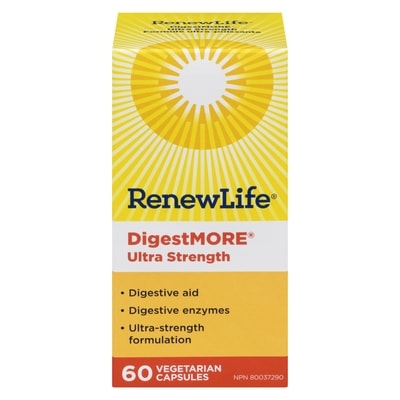 Renew Life DigestmoreUltra Strength 60 ea, $0.67/1ea