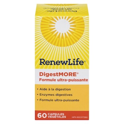Renew Life Digestmoreen formule ultra-puissante 60 ea, 0,67 $/1ch