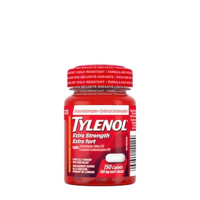 Tylenol Comprimés de 500 mg 150 ea, 0,11 $/1ch