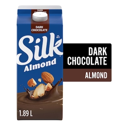 Silk Almond Milk Alternative, Dark Chocolate, Dairy Free 1.89 l, $0.26/100ml