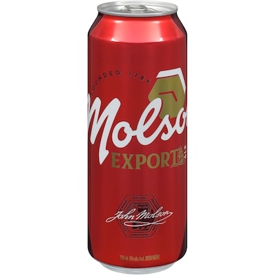 Molson Ex Molson Export Beer (ID required at pick-up) 710 ml, $0.84/100ml