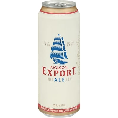 Molson Ex Bière Molson Export (Pièce d’identité requise au moment du ramassage) 710 ml, 0,84 $/100ml