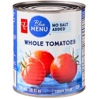 PC Blue Menu Whole Tomatoes 796 ml, $0.28/100ml