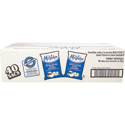 Miss Vickie’s Croustilles cuites à la marmite chili doux et crème sure 40x40.0 g, 2,12 $/100g