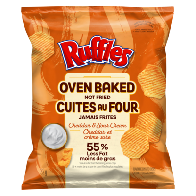 Frito-Lay Croustilles cuites au four cheddar et crème sure 40x32.0 g, 2,50 $/100g