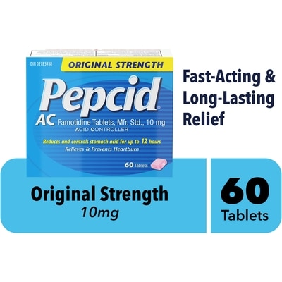 Pepcid Heartburn Medication 60 ea, $0.48/1ea