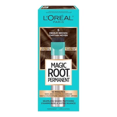 L'Oreal Paris Magic Root Permanent, Permanent Root Touch Up 5 Medium Brown 1 ea, $13.99/1ea