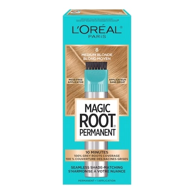 L'Oreal Paris Magic Root Permanent, Permanent Root Touch Up 8 Medium Blonde 1 ea, $15.49/1ea