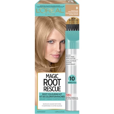 L’Oréal Colorant capillaire Root Rescue 8 blond moyen 1 ea, 15,49 $/1ch