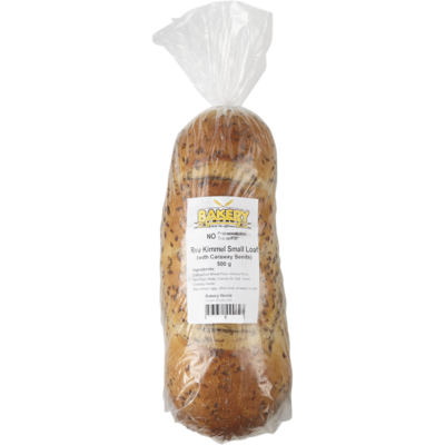 Bakery World Rye Kimmel Small Loaf with Caraway Seeds 520 g, $0.83/100g