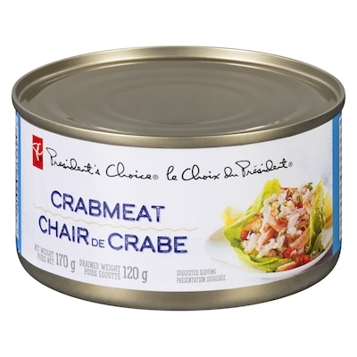 le Choix du Président Chair de crabe 170 g, 2,65 $/100g