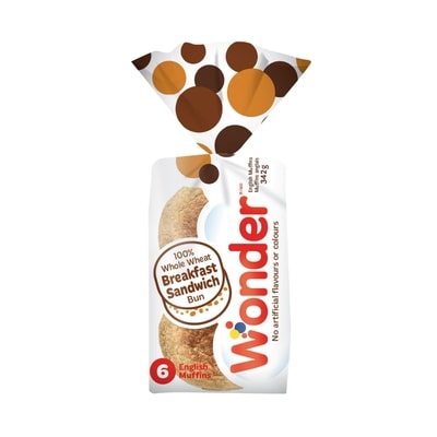 Wonder 100% Whole Wheat Sandwich Bread 600 g, $0.67/100g